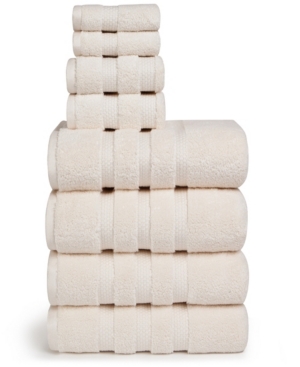 Vivendi Infinity Piece Of 8 Towel Set Bedding In Ivory