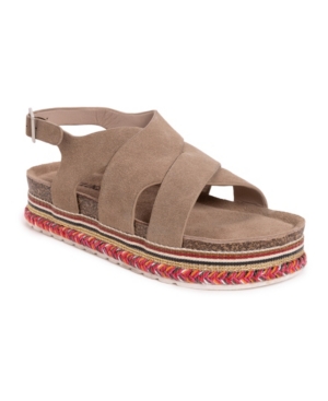 Muk Luks Women's Beach Bingo Platform Sandals Women's Shoes