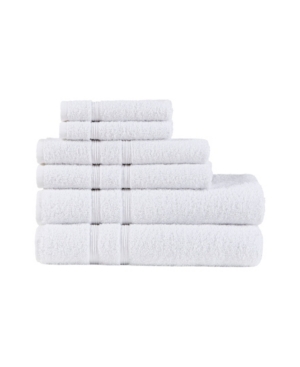 510 Design Aegean 6-pc. Bath Towel Set Bedding In White