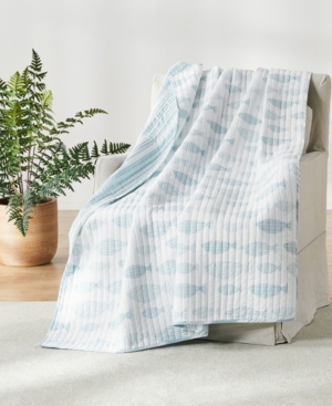 Levtex Aqua Breeze Quilted Throw In Blue