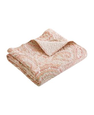Spruce Paisley Reversible Quilted Throw, 50" x 60"