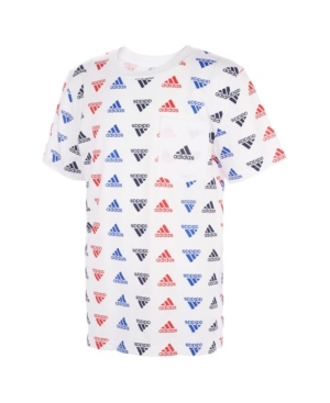 adidas Big Boys Short Sleeve Brand Love Printed T-shirt