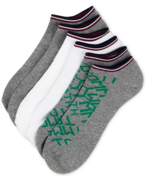 Tommy Hilfiger Men's 6-Pk Logo Athletic No-Show Socks