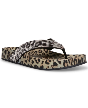 Madden Girl Lola-r Rhinestone Thong Sandals