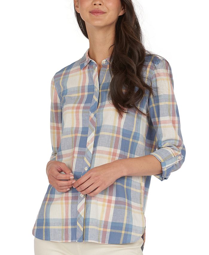 Barbour Seaglow Plaid Shirt Macy s