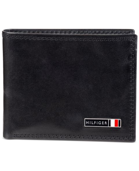 Мужские Tommy Hilfiger Men's Wallet Edisto RFID Slimfold Wallet