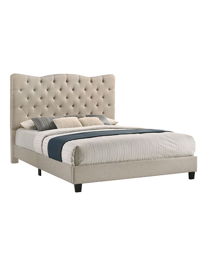 Furniture Marisol Queen Upholstered Bed, Created for Macy's Macy's