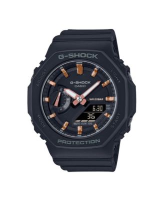 G-Shock - Women's Analog-Digital Black Resin Strap Watch 43mm