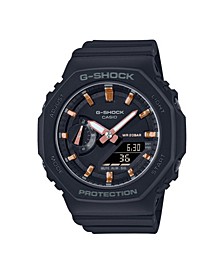 Unisex Analog-Digital Black Resin Strap Watch 43mm GMAS2100-1A