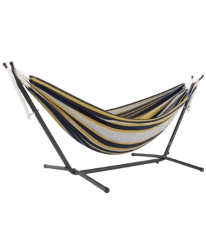 Vivere Cotton Hammock With Stand And Carry Bag In Serenity