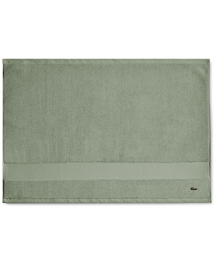 Lacoste Heritage Antimicrobial Wash Towel In Blue