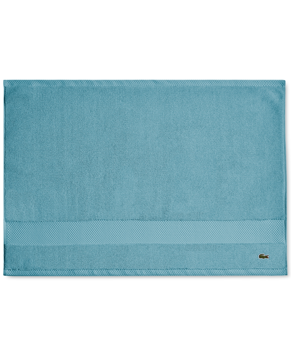 Lacoste Home Heritage Anti-microbial Supima Cotton Tub Mat, 21" X 31" In Celestial