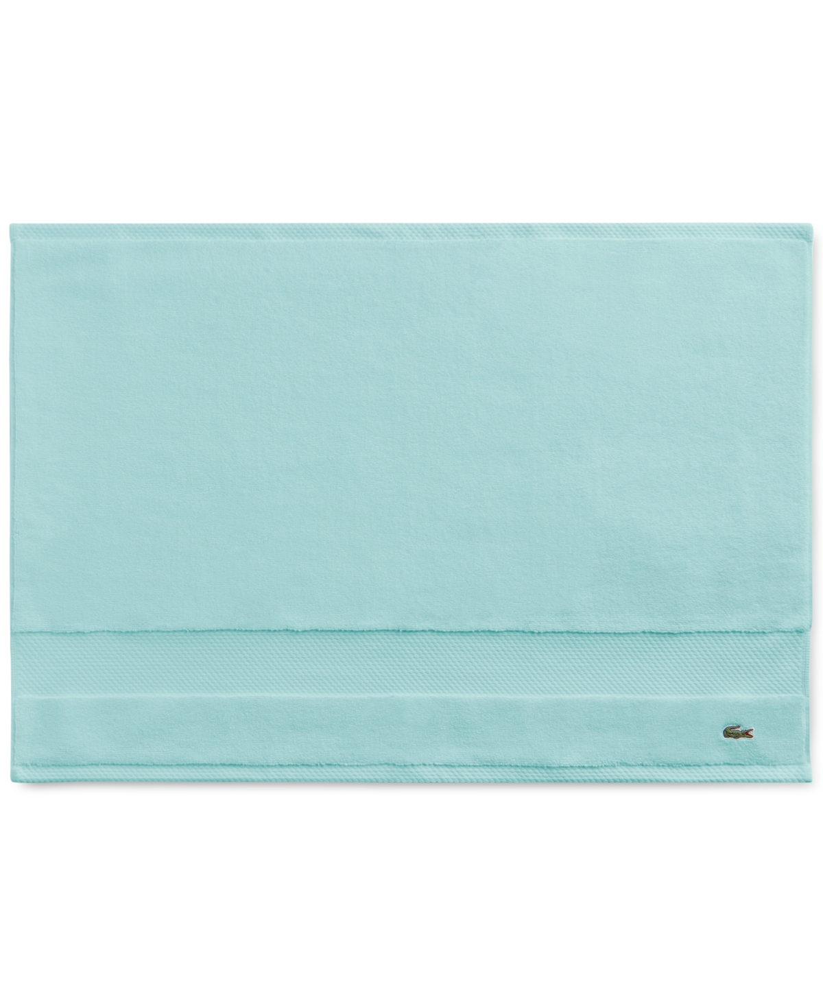 Lacoste Home Heritage Anti-microbial Supima Cotton Tub Mat, 21" X 31" In Mint