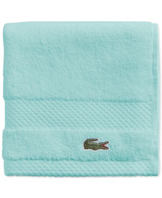 Photo 1 of Lacoste Home Heritage Anti-Microbial Supima Cotton Bath Towel 30x 54 inches (Mint) color