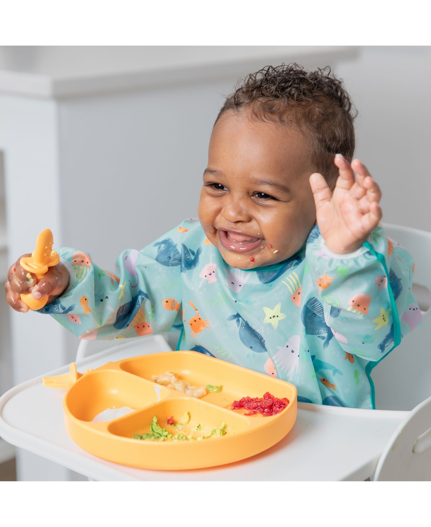 Baby Boys or Baby Girls Grip Self-Serve Dish