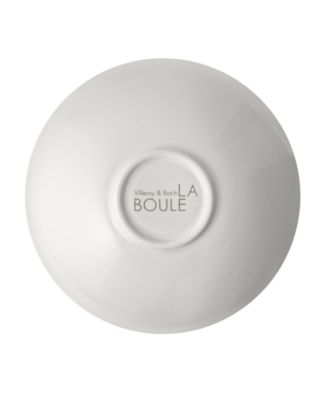 La Boule White 7-Piece Dinnerware Set, Service for 2