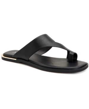 Alfani Women's Freddee Toe-Ring Flat Sandals Created for Macy's Women's Shoes