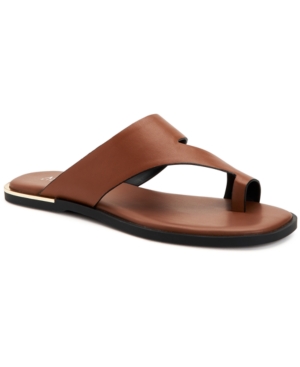 Alfani Women's Freddee Toe-Ring Flat Sandals Created for Macy's Women's Shoes
