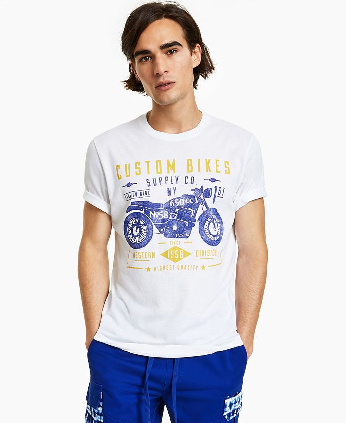 Sun + Stone Men's Custom Bike T-Shirt, Created for Macy's - Macy's