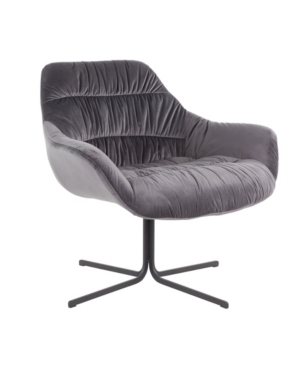 Lumisource Wayne Swivel Lounge Chair In Gray