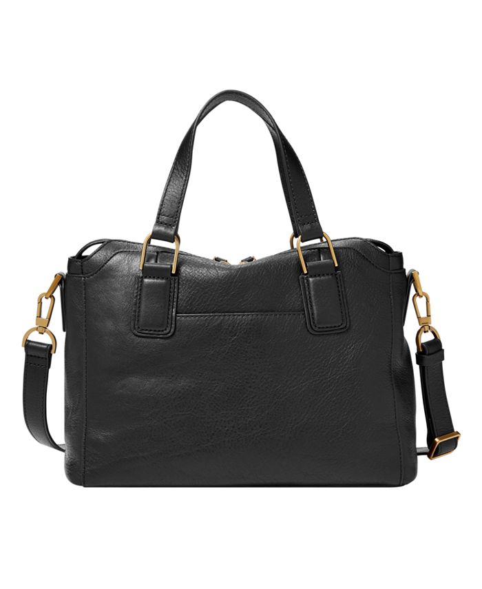 Fossil Jacqueline Leather Satchel & Reviews Handbags & Accessories Macy's