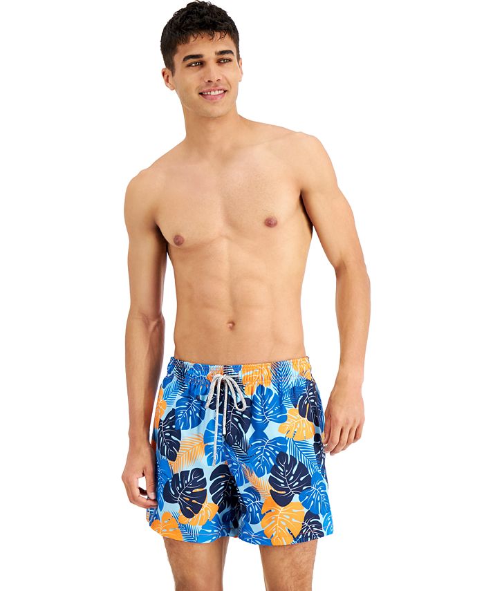 Capelle Miami Collins Men's Compression Lined Hybrid Swim Trunks - Macy's
