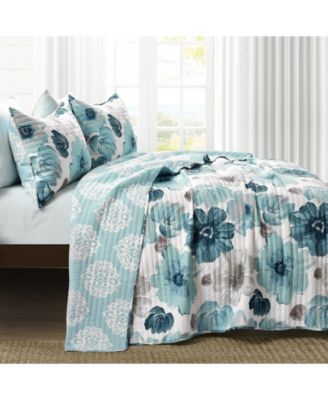 Leah 3 Piece Quilt Set, Full/Queen