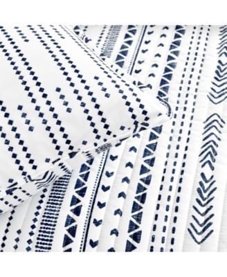 Hygge Stripe 3 Piece Quilt Set, King