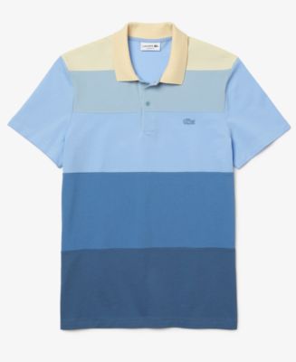Lacoste Men's Regular Fit Fresh Colorblock Polo Shirt - Macy's