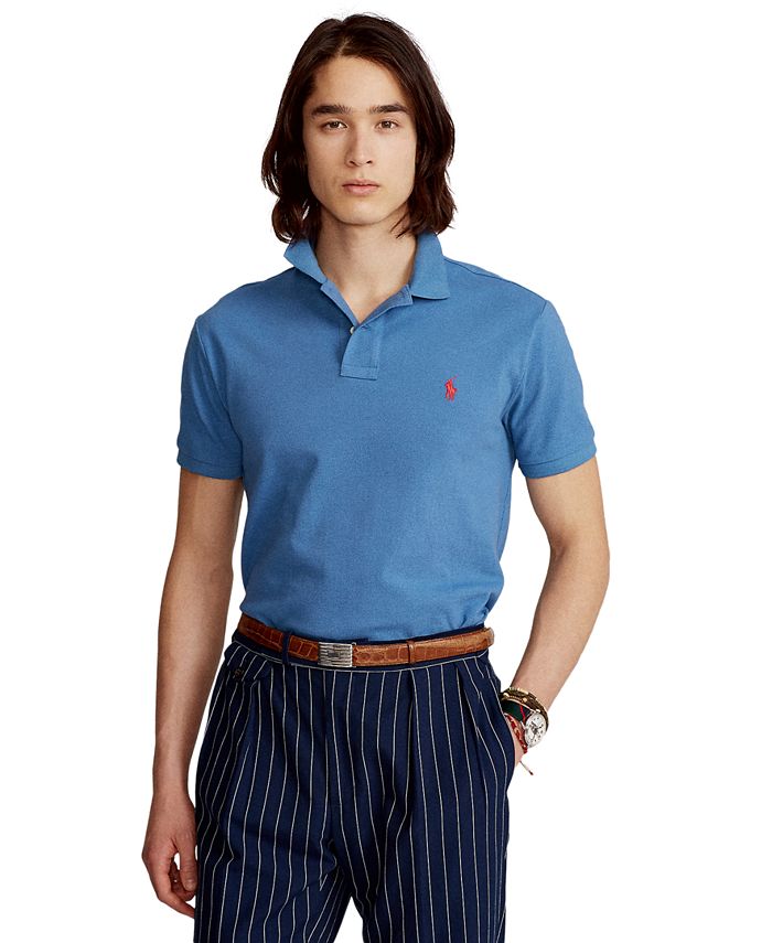 Polo Ralph Lauren Men's Classic-Fit Mesh Polo Shirt - Macy's