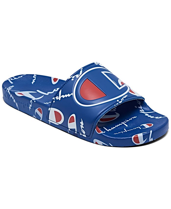 Champion Men's IPO Warped Slide Sandals from Finish Line - Macy's