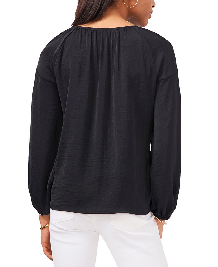 Vince Camuto Keyhole Peasant Blouse & Reviews Tops Women Macy's