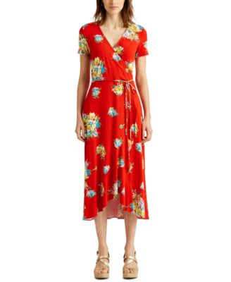 ralph lauren floral a line dress