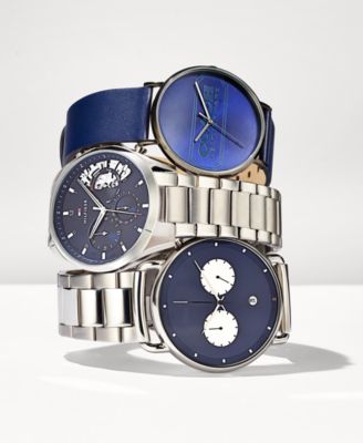 Men's Chronograph Stainless Steel Bracelet Watch 44mm