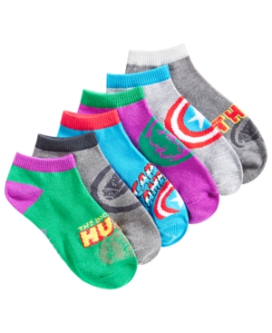Marvel Boys' 6-Pk Avengers Socks