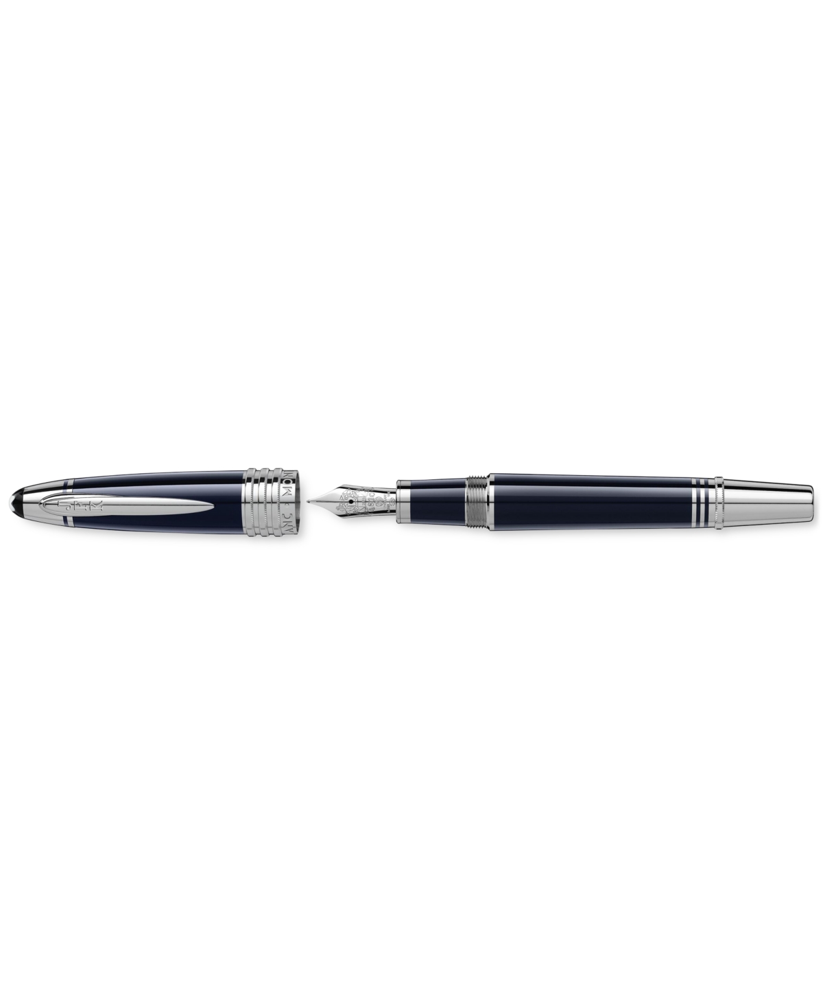 Montblanc Great Characters John F. Kennedy Special Edition Fountain Pen In Blue
