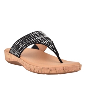 Easy Spirit Crystals WOMEN'S LANDRY THONG SANDALS WOMEN'S SHOES