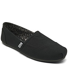 Women's BOBS Plush - Peace and Love Casual Slip-On Flats from Finish Line