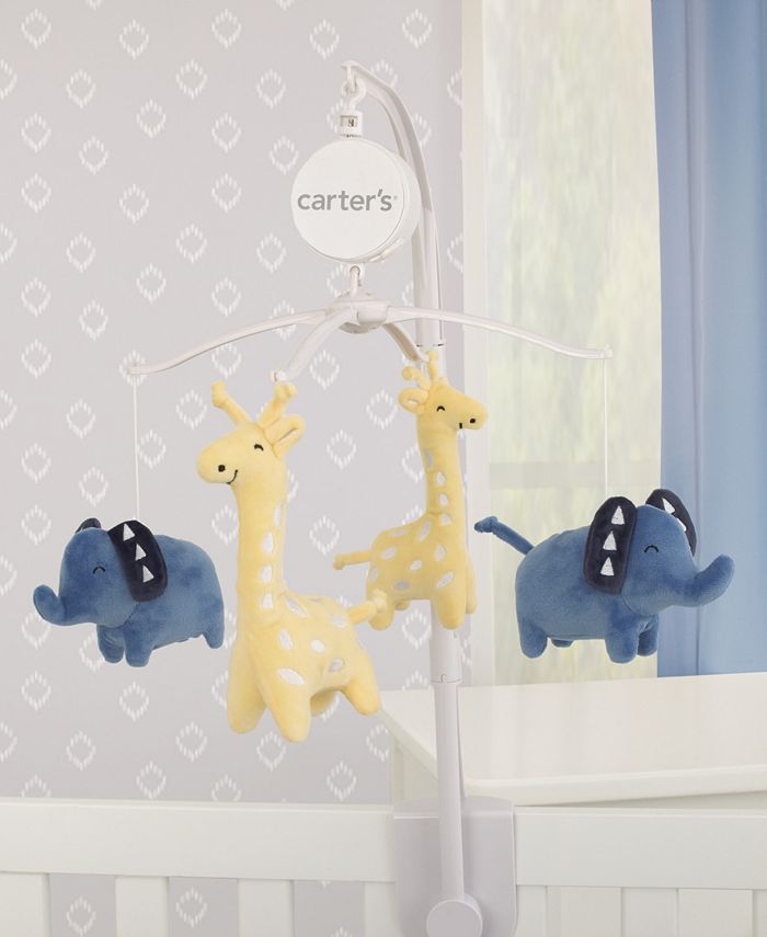 Carters Zoo Jungle/Safari Floral Musical Mobile