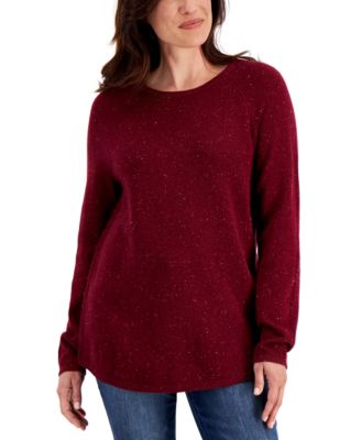 macys red sweaters
