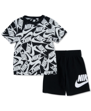 Nike Baby Boys 2-Pc Sportswear Toss T-Shirt & Shorts Set
