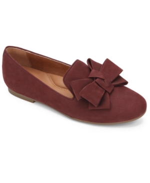 Gentle Souls By Kenneth Cole Women's Eugene Ribbon Loafers Women's Shoes In Plumberry