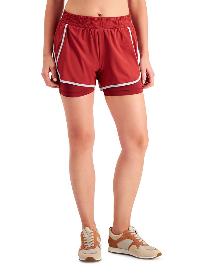 ID Ideology Performance Layered Look Shorts Created for Macy s