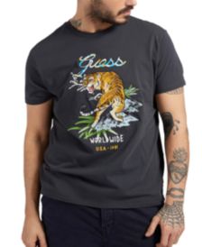 Men's Embroidered Tiger T-Shirt