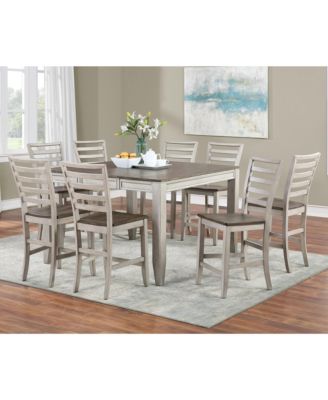 counter height dining table 8 chairs