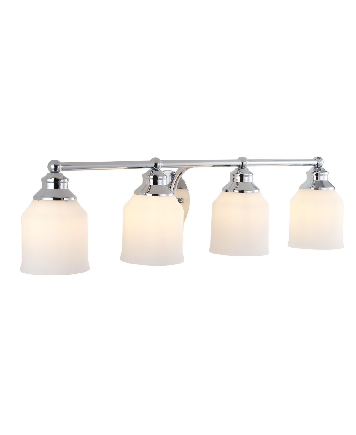 Lydia 4-Light Glass Farmhouse Cottage Led Vanity Light
