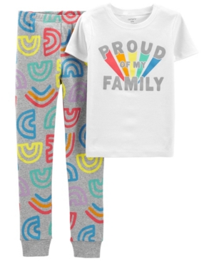 Boys and Girls Pride Snug Fit Pajama 2 Piece Set