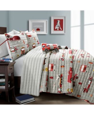 Kids Fire Truck 3-Pc. Quilt Set, Twin