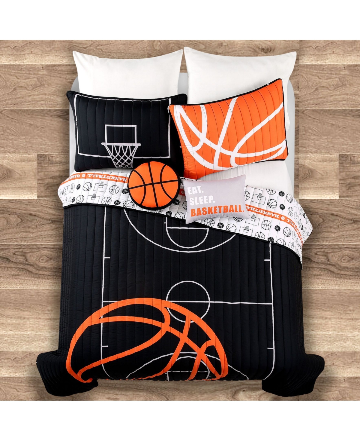 Lush Decor Kids Basketball Game 5-pc. Quilt Set, Full/queen In Multi
