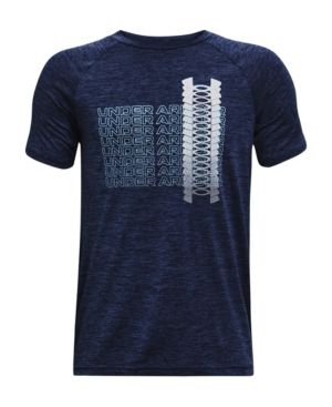 Under Armour Big Boys Tech Gradient Wordmark Short Sleeve Tee